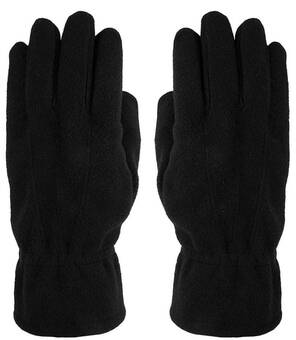 NAKIŞLI POLAR ELDİVEN SİYAH