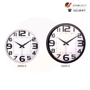 Plastik Çerçeve Duvar Saati