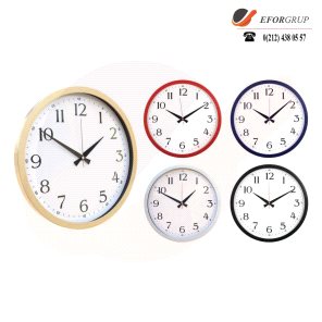 Plastik Duvar Saati(400 mm)