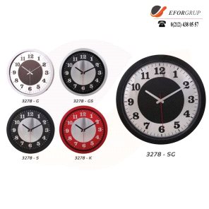 Promosyon Plastik Duvar Saati (Yuvarlak)