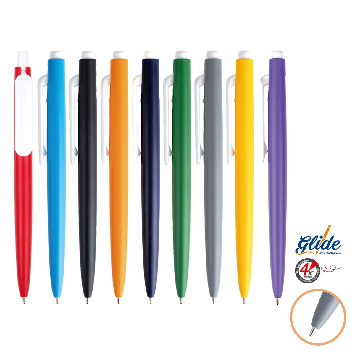 Plastik Glide & Parker Refil Kalem - Kurumsal