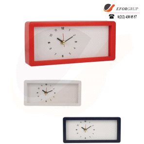 Plastik Dikdörtgen Masa Saati