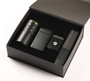 Prizma Termos, Powerbank, Telefon Standı, Laptop Yükseltici Seti Siyah