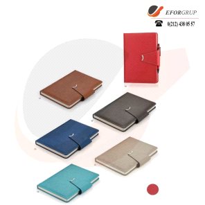 Kalem Askılı Deri Promosyon Ajanda