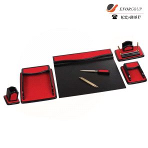 Promosyon Kırmızı Detaylı Masa Sümeni