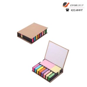 Promosyon Renkli Baskılı Yapışkanlı Notluk