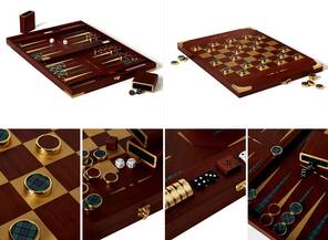 Ralph Lauren Home Parkwood Kahverengi Gold Tavla