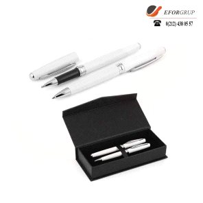 Roller Beyaz Tükenmez Beyaz Kalem Seti