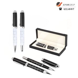 Promosyon İşleme Detaylı Roller Tükenmez Kalem Seti