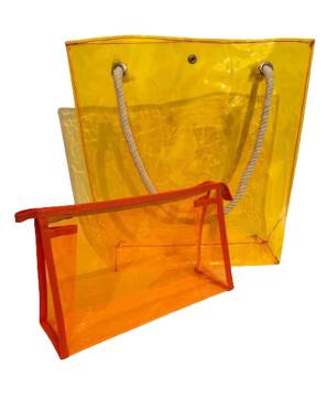 Şeffaf Plaj Çantası