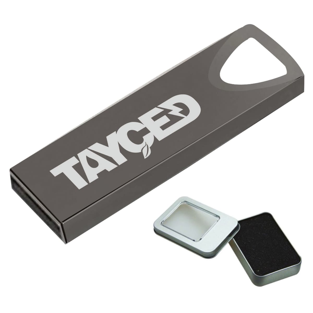 Shıny Black Metal Usb Flash Bellek - Kurumsal