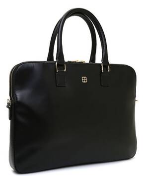 Siyah Logo Detaylı Laptop Çantası