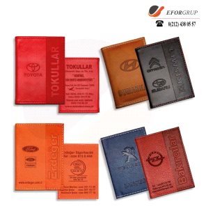 Suni Deri Ruhsat Kabı