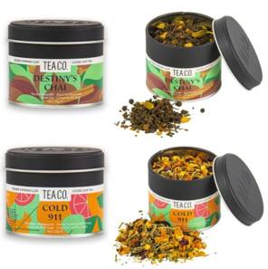 TEACO Metal Kutu Çay Seti-Destiny's Chai & Cold 911