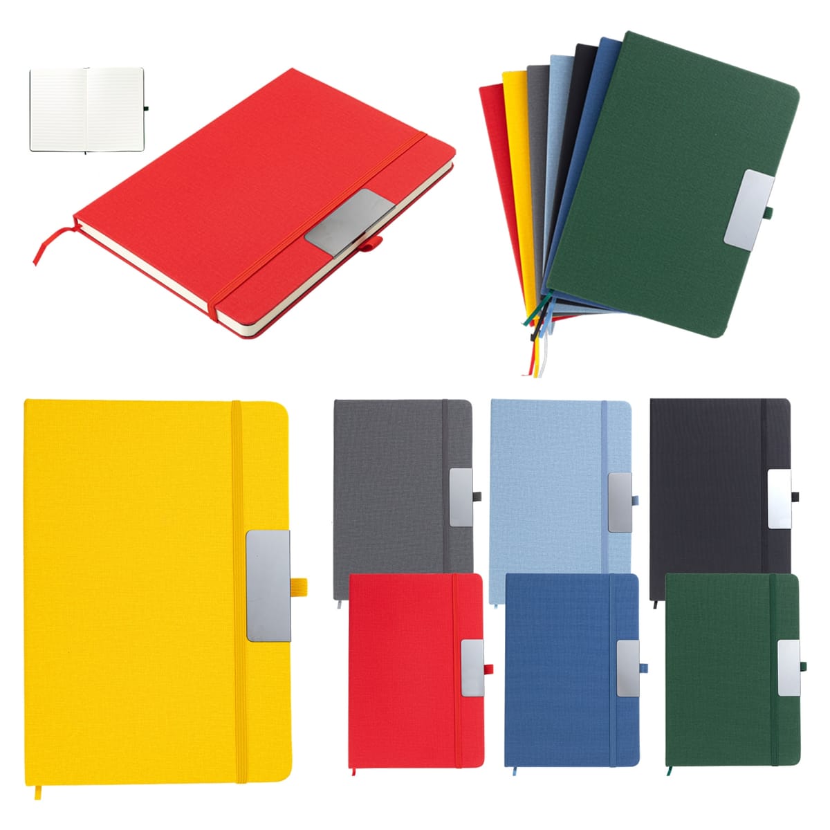 Termo Deri Defter 14.5 X 21 Metal
