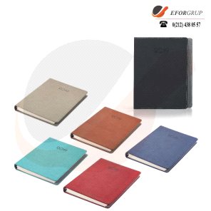 Gizli Spiralli Termo Deri Kapaklı Ajanda