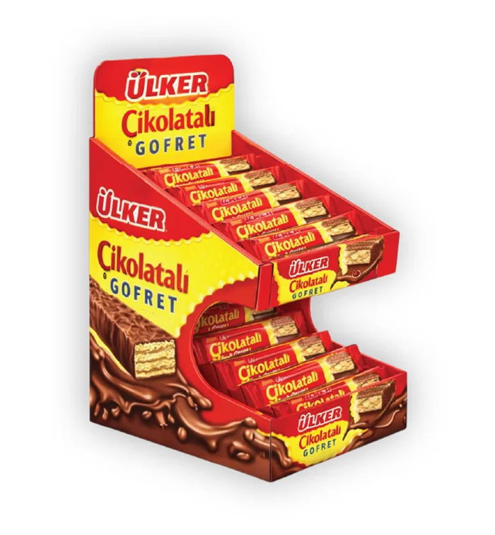 Logo Baskılı Tezgah Üstü POS Ürün Standı - Kasa Önü Teşhiri