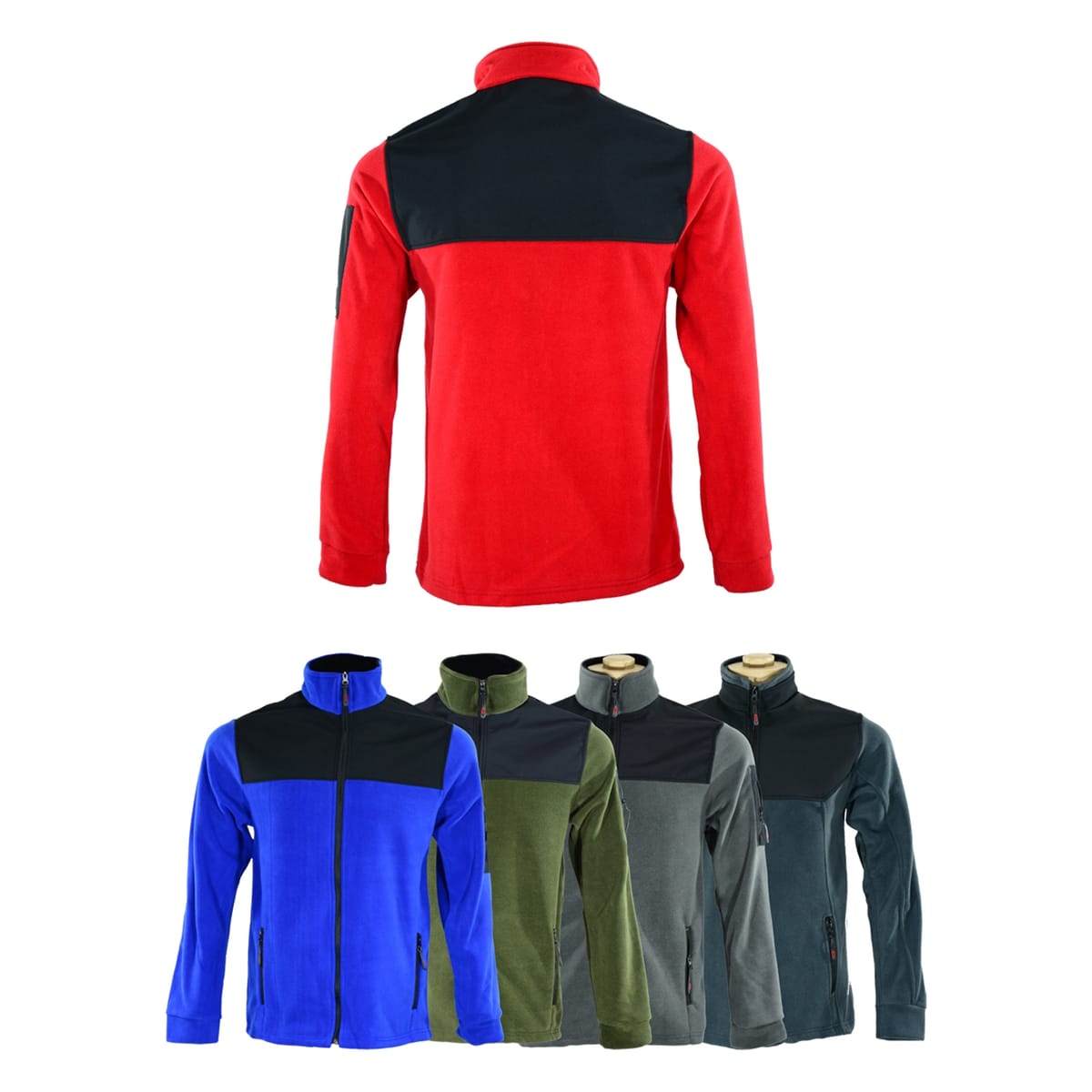Uzun Kollu Softshell Kumaşlı Polar