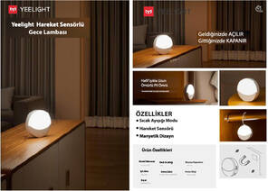 Yeelight Hareket Sensörlü Gece Lambası