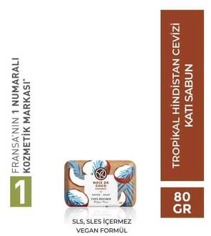 YVES ROCHER Katı Sabun - Tropikal Hindistan Cevizi - 80g