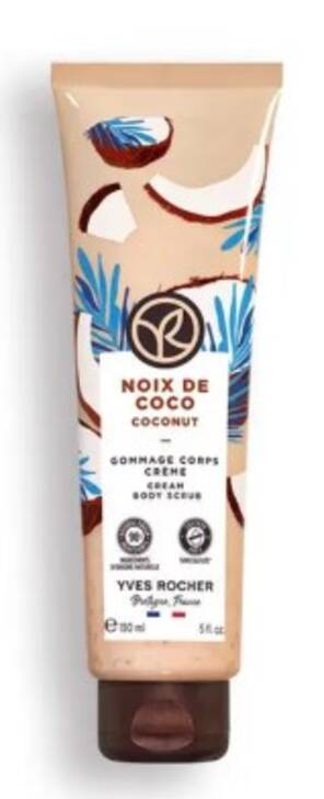 YVES ROCHER Vücut Peeling Krem Dokulu- Arındırıcı ve Yumuşatıcı / Tropikal Hindistan Cevizi