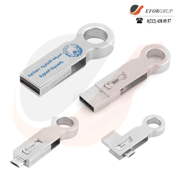 16 GB Metal Type-B USB Bellek