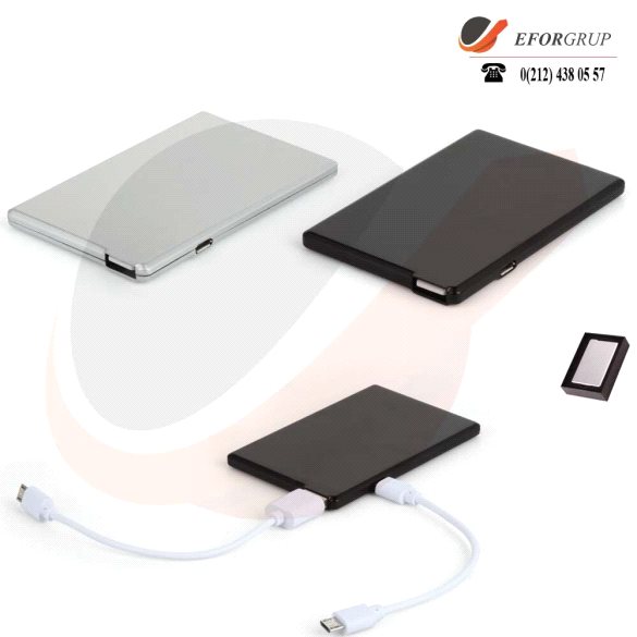 2600 mAh PowerBank (8 GB USB Özellikli)