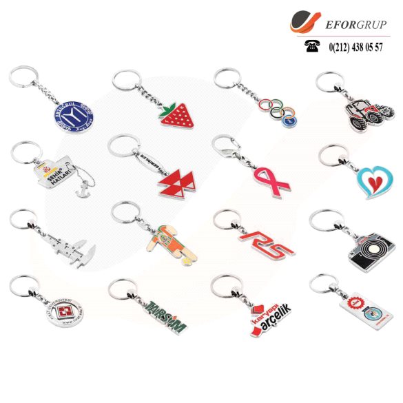 3 Boyutlu Metal Anahtarlık