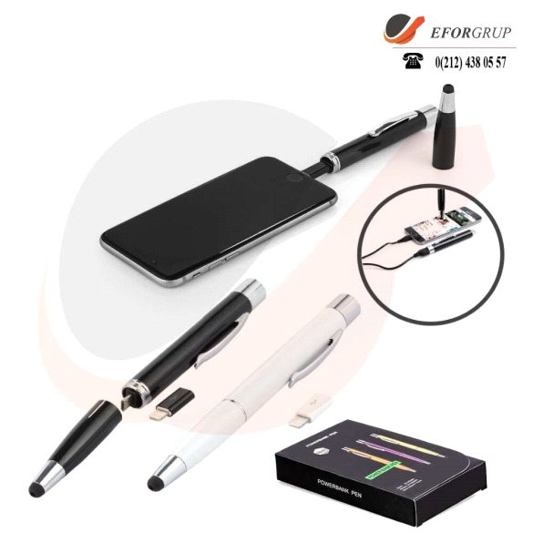 900 mAh Kalem Power Bank Mobil Şarj Cihazı