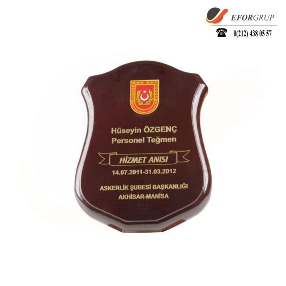Kalkan Ahşap Plaket
