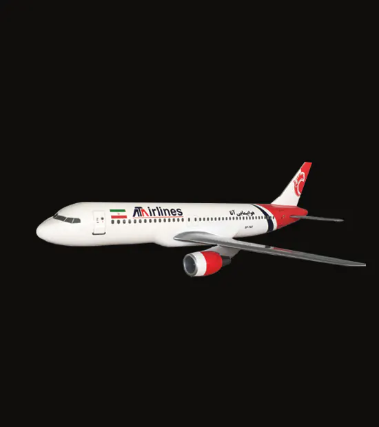 Airbus A320 CEO Logo Baskılı Uçak Maketi