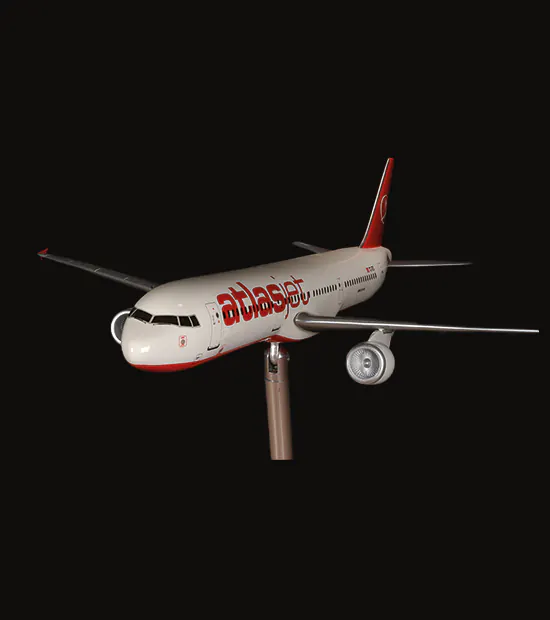 Airbus A321 CEO Logo Baskılı Uçak Maketi
