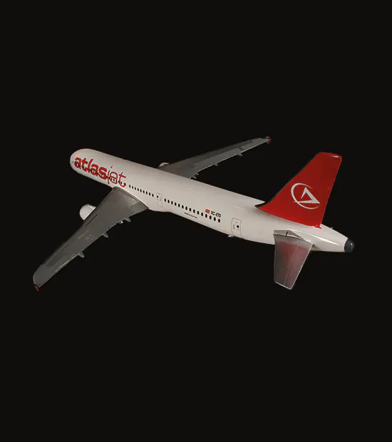 Airbus A321 CEO Logo Baskılı Uçak Maketi