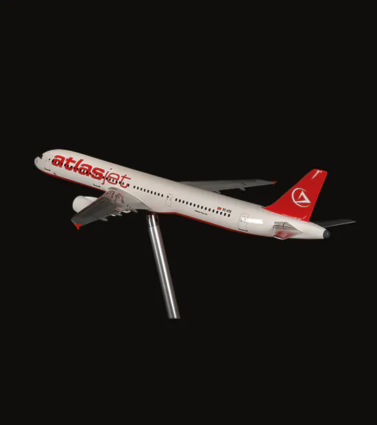 Airbus A321 CEO Logo Baskılı Uçak Maketi