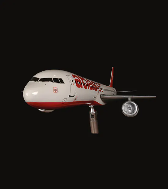 Airbus A321 CEO Logo Baskılı Uçak Maketi