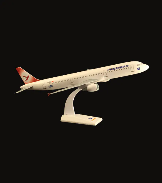 Airbus A321 CEO Logo Baskılı Uçak Maketi
