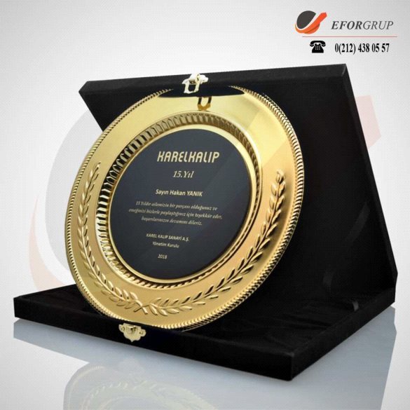 Altın Tabak Plaket