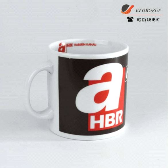 Atlas Baskılı Porselen Kupa