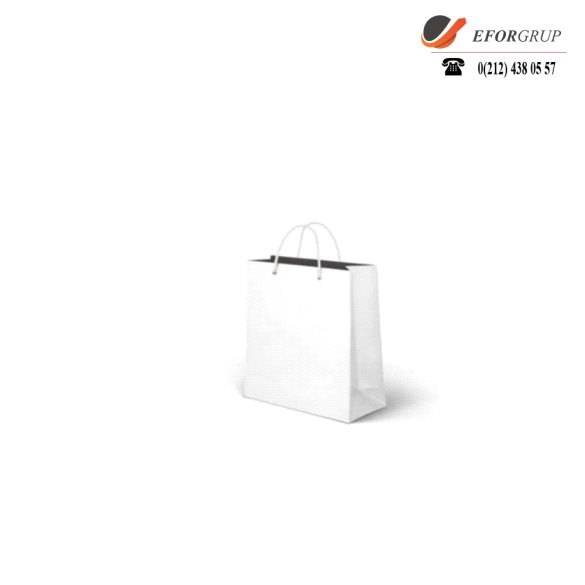 Beyaz Karton Çanta