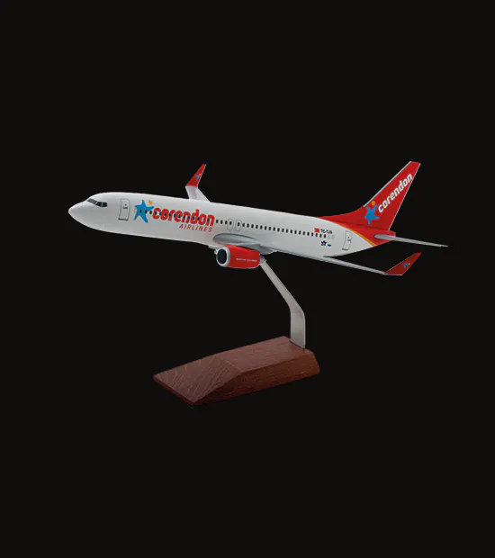 Boeing 737-800 Logo Baskılı Uçak Maketi