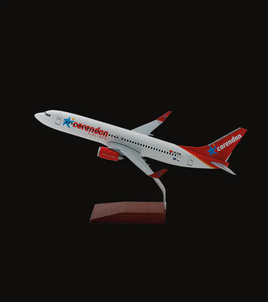Boeing 737-800 Logo Baskılı Uçak Maketi