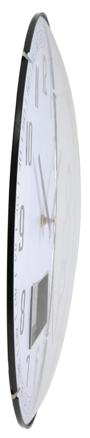 Bombe Cam , Metal Kadran Duvar Saati 35 Cm