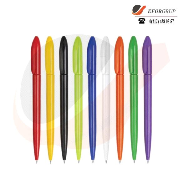 Çevirmeli Renkli Tükenmez Kalem