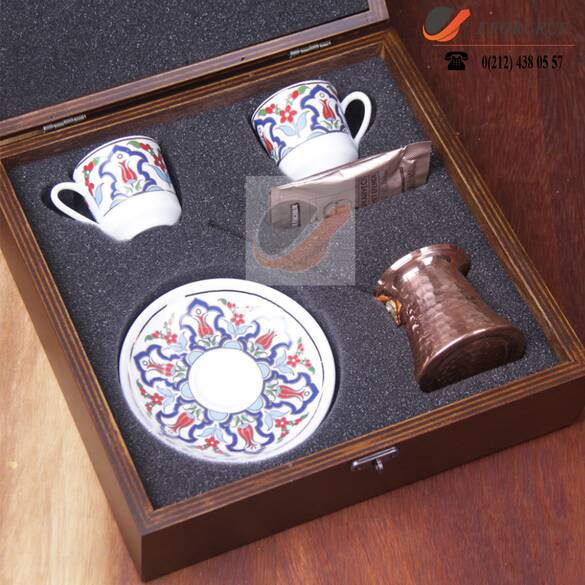 Cezveli Kahve Fincanı Seti