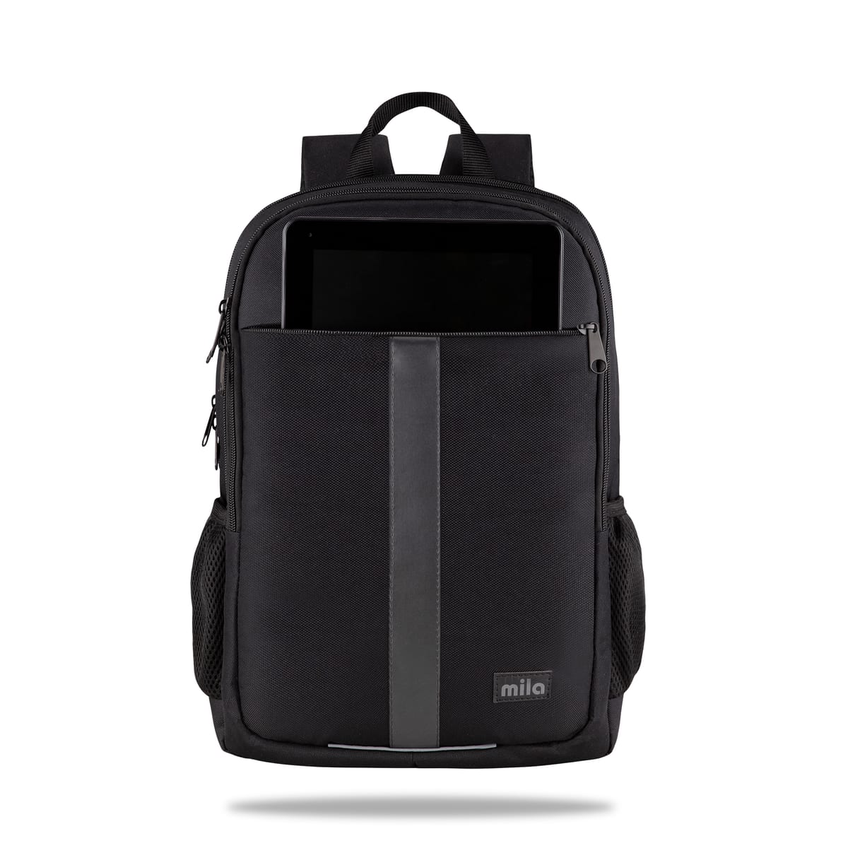 Classone 15.6 İnch Mila Serisi W600 - Lenovo, Hp, Asu, Monster, Macbook, Mac Air Uyumlu Reflektörlü - Laptop Sırt Çantası - Siyah