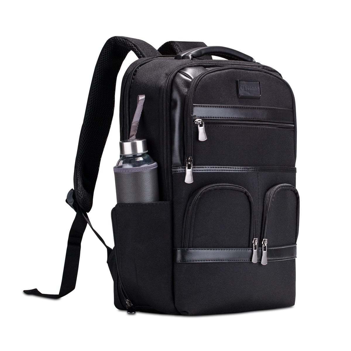 Classone BP-BS200 Business VIP B2 -serisi 15.6 İnch Uyumlu WTX Pro Su Geçirmez Kumaş Laptop Sırt Çantası -siyah