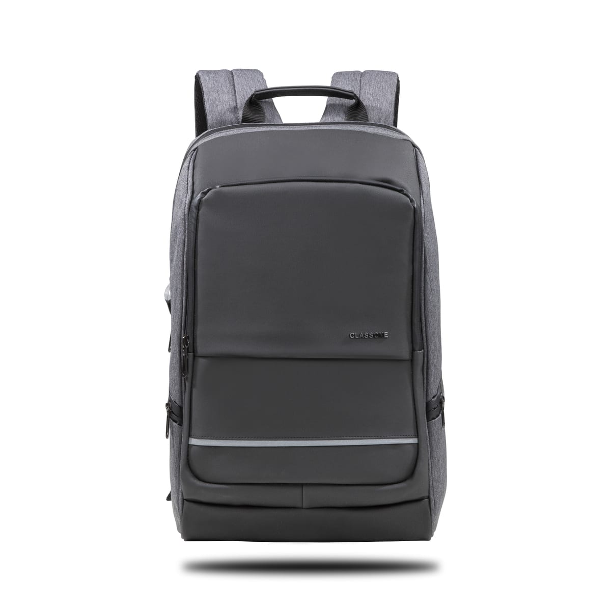 Classone BP-IT704 Pavia WTXpro Su Geçirmez Kumaş 15.6 Laptop , Notebook Sırt Çantası - Gri