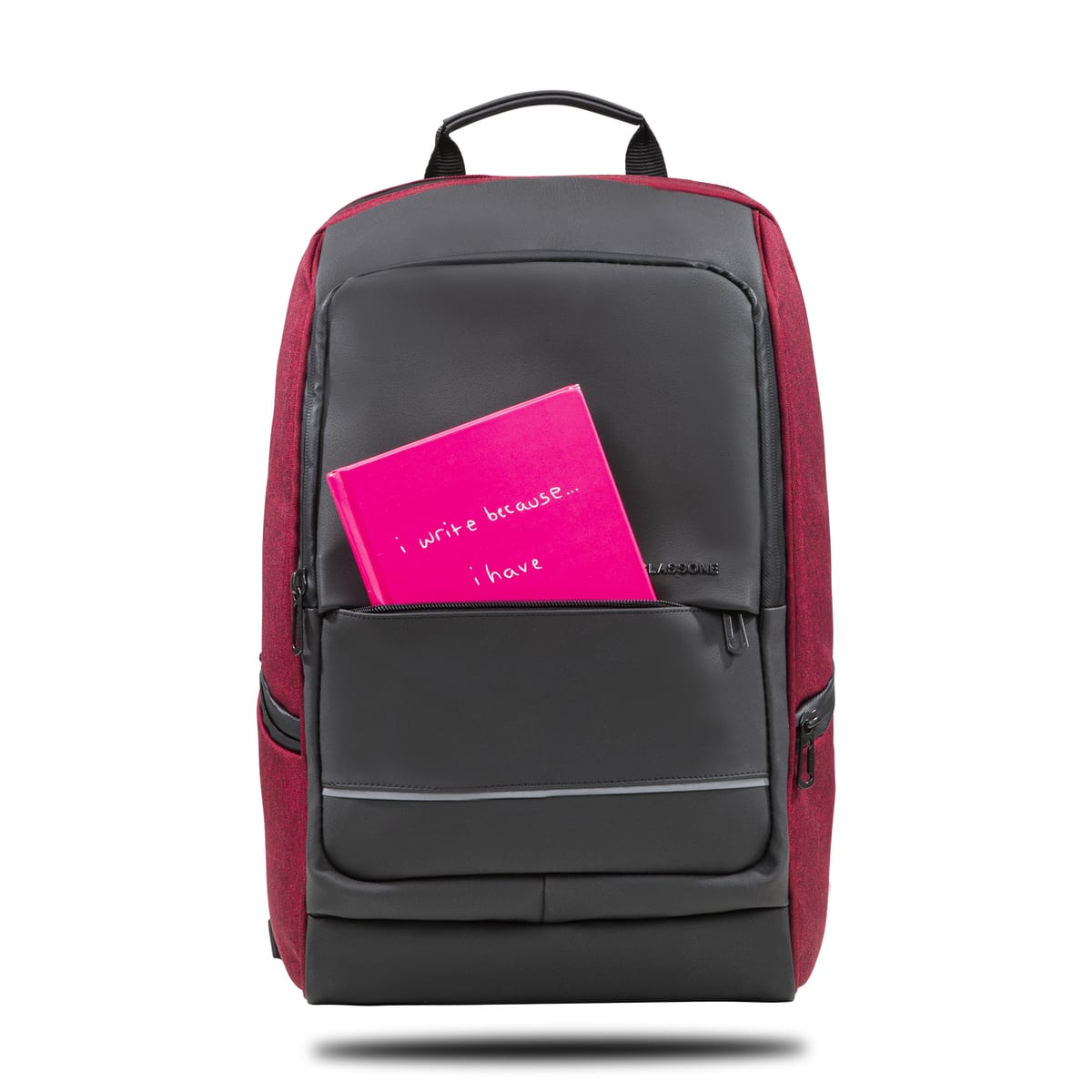 Classone BP-IT705 Pavia WTXpro Su Geçirmez Kumaş 15.6 Laptop, Notebook Sırt Çantası -bordo