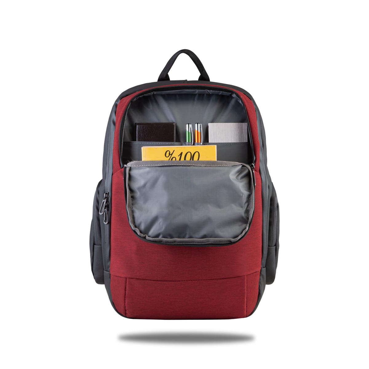 Classone BP-IT805 Parma Serisi WTXpro Su Geçirmez Kumaş 15.6 Sırt Çantası-bordo