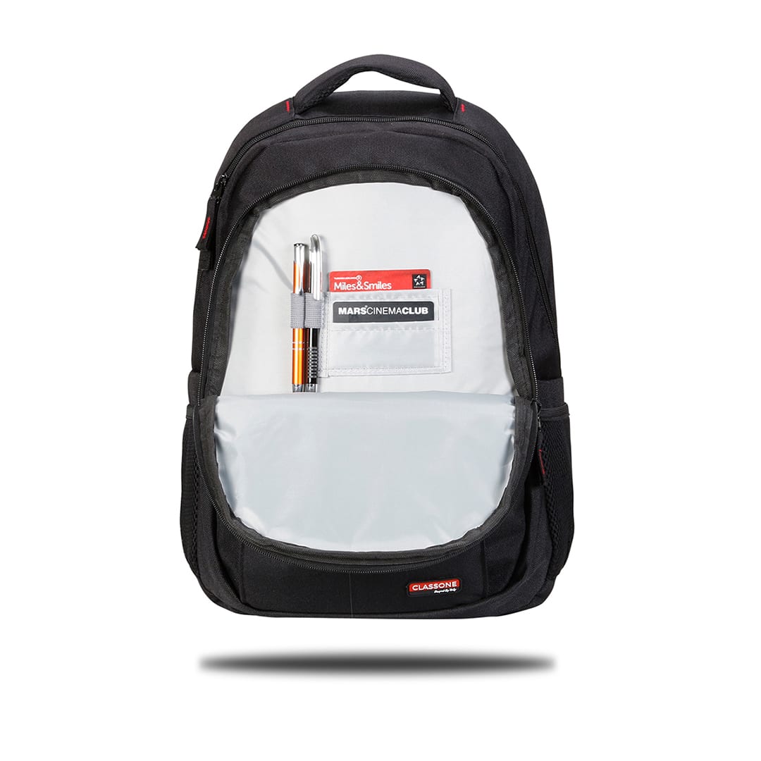 Classone BP-L300 Siena Serisi WTXpro Su Geçirmez Kumaş 15, 6 İnch Sırt Çantası - Siyah